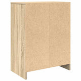 Shoe Cabinet Sonoma Oak 57x34x76 cm Engineered Wood 861870