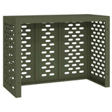 Air Conditioner Cover Olive green 110 x 50 x 80 cm Steel 865907