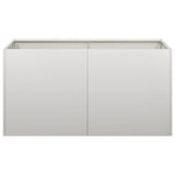 Planter 80x40x40 cm Stainless Steel 860672