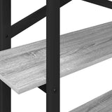 Bookshelf Grey Sonoma 100 x 33.5 x 102 cm Engineered Wood 883949