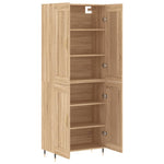 Highboard Sonoma Oak 69.5x34x180 cm Engineered Wood 3199668