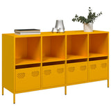 Sideboard Mustard Yellow 135x39x73.5 cm Cold-rolled Steel 3307164