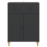 Sideboard with Drawer Black 66 x 34.5 x 90 cm Engineered Wood 894176