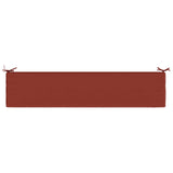 2-Piece Bench Cushions SOEST 2 pcs 100% Polyester Red 950083