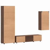 TV Cabinet Set with Shelf FLORIN 3 pcs Old Wood Engineered Wood 3397972