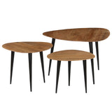 Coffee Table Set 3 Pieces Solid Acacia Wood 246062