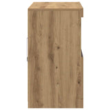 LED Sideboard Brown 81 x 37 x 66.5 cm Engineered Wood 863031