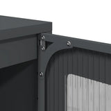 Highboard Anthracite 36x39x123 cm Cold-rolled Steel 853394