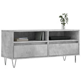 TV Cabinet Concrete Grey 100x34.5x44.5 cm Engineered Wood 831240