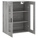 Wall Mounted Cabinet Grey Sonoma 69.5x34x90 cm 828498