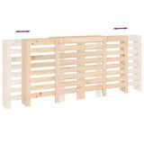 Radiator Cover 210x21x85 cm Solid Wood Pine 822611