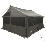 Family Tent Brown grey 450 x 400 x 265 cm Polyester and Steel 42029014