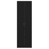 Office Cabinet Black Oak 60 x 32 x 190 cm Engineered Wood 3329298