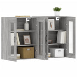 Wall Mounted Cabinets 2 pcs Grey Sonoma Engineered Wood 3197911