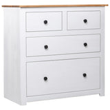 Sideboard White and natural wood Solid pine wood Medium Storage 282657