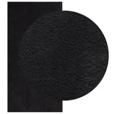 Rug HUARTE Short Pile Soft and Washable Black 100x200 cm 375112