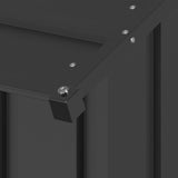 Dog House with Roof 131x101x102 cm Galvanised Steel 4100917