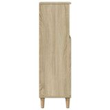 Bathroom Cabinet Sonoma Oak 30x30x100 cm Engineered Wood 849659