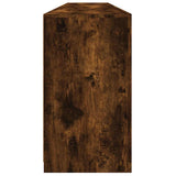 Sideboard with LED Lights Smoked Oak 202x37x67 cm 3209013
