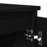 TV Cabinet Black Oak 104 x 35 x 50 cm Engineered Wood 881931