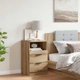 Bedside Cabinet Artisan Oak 40x36x65 cm Engineered Wood 856846