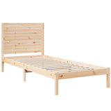 Extra Long Bed Frame without Mattress 90x210 cm Solid Wood 3309295