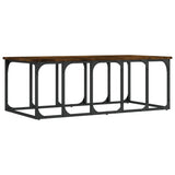 Coffee Table Smoked Oak 100x50x35.5 cm Engineered Wood 833380