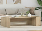 Coffee Table Sonoma Oak 95 x 50 x 34 cm Engineered Wood 8000166