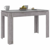 Dining Table Grey Sonoma 120x60x76 cm Engineered Wood 815388