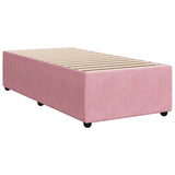 Bed Frame without Mattress Pink 80x200 cm Velvet 3284975