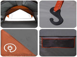 Tunnel Tent with Rainfly Water-Resistant 10-Person 42042240