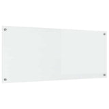 Kitchen Backsplash Transparent 120 x 50 cm Tempered Glass 42001296