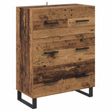 Highboard with Drawer 2 pcs Old Wood Engineered Wood 3415673