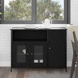 Sideboard Black Oak 100 x 35 x 75 cm 869093
