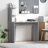 Desk with Shelf Grey Sonoma 102 x 50 x 124 cm Engineered Wood 869359