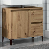 Sink Cabinet Artisan Oak 65x33x60 cm Engineered Wood 857124