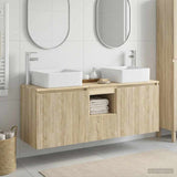 Bathroom Cabinet Set 3 pcs Sonoma Oak 49.5 x 41 x 63 cm 3405639