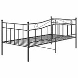 Sofa Bed Frame Black Powder-coated metal Single 324779
