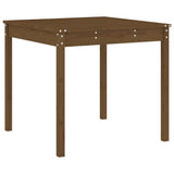 5 Piece Garden Dining Set Honey Brown Solid Wood Pine 3157712