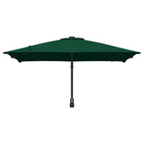 Garden Parasol Green 248.5 x 247.5 x 160 cm Polyester and Steel 42003252