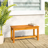 Garden Bench 80x35x45 cm Solid Wood Acacia 319418