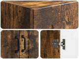 Cabinet Set 2 pcs Smoked Oak Engineered Wood 3416984