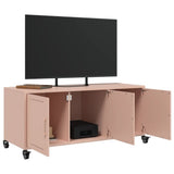 TV Cabinet Pink 100.5x39x43.5 cm Steel 846645