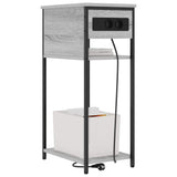 Bedside Cabinet Grey Sonoma 41 x 28 x 76 cm Engineered Wood 859578