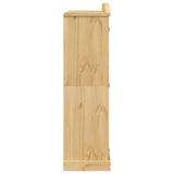 Wardrobe "Corona" 194x52x186 cm Solid Wood Pine 4012162