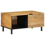 Coffee Table Brown 80x50x40 cm Solid Wood Mango 4017724