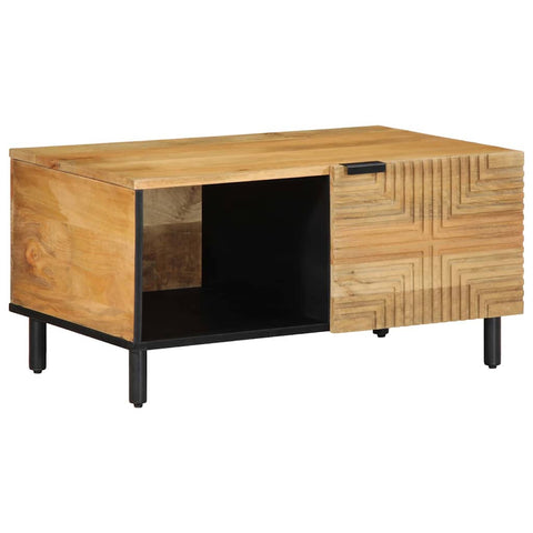 Coffee Table Brown 80x50x40 cm Solid Wood Mango 4017724