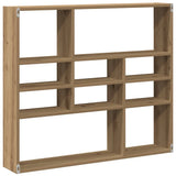 Wall Shelf Artisan Oak 90x16x78 cm Engineered Wood 856070