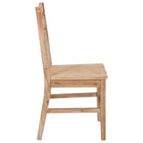Dining Chairs 6 pcs Solid Acacia Wood 276256