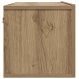 Wall Mounted TV Cabinet Artisan Oak 80x30x30 cm Engineered Wood 856017
